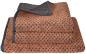 Preview: Dyckhoff Frottierserie Golden Shades 'Rhombus' Terracotta - Orange